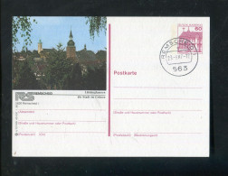 "BUNDESREPUBLIK DEUTSCHLAND" 1986, Bildpostkarte Mit Bildgleichem Stempel Ex "REMSCHEID-LUETRINGHAUSEN" (B1028) - Cartes Postales Illustrées - Oblitérées