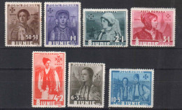 ROMANIA STAMPS 1936, Sc.#B57-B62, MLH - Nuevos