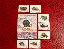 MADAGASCAR 1992 Bloc 1v Complete 7v Neuf MNH ** Mi 1416 / 1422 YT Conchas Shells Muscheln Conchoglie Malagasy Madagaskar - Schelpen