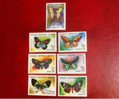 MADAGASCAR 1992 7v Neuf MNH ** YT 1068 / 1074 Mariposa Butterfly Borboleta Schmetterlinge Farfalla Malagasy Madagaskar - Butterflies