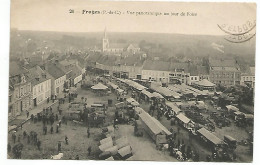 62 - Fruges - Vue Panoramique Un Jour De Foire - C - Fruges