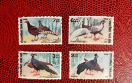 THAÏLANDE 1988 4v Neuf MNH ** Mi 1226 / 1229 Pájaro Bird Pássaro Vogel Ucello Oiseau THAILAND - Hoendervogels & Fazanten