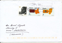 Spain Cover Sent To Germany 2010 Topic Stamps - Brieven En Documenten