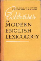 Exercises In Modern English Lexicology, 1960 C1178 - Libri Vecchi E Da Collezione