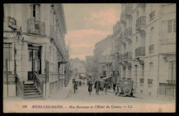 FRANCE -MERS-LES-BAINS- Rue Buzeaux Et L'H ôtel Du Casino. ( Ed. LL. - Levy Et Neurdein Réunis Nº 136) Carte Postale - Hotels & Restaurants