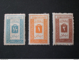 SAUDI ARABIA HEJAZ 1925 NEW NUMERAL REVENUE - Arabia Saudita