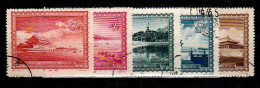 (353) PR China / Chine  1956 / Buildings / Edifices / Gebäude   Used / Oblit. Michel 314-318 - Sonstige & Ohne Zuordnung