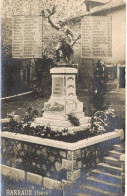 Barraux Carte Photo Du Monument Aux Morts Dos Completement Vierge - Barraux