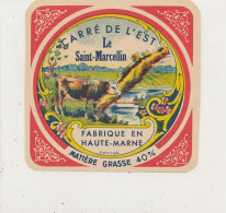 G G 75  /  ETIQUETTE DE FROMAGE    CARRE DE L'EST LE SAINT MARCELLIN  ( HAUTE MARNE) - Käse