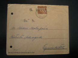 HORTA Ilha Do Pico 1937 To Figueira Da Foz Cancel Cover PORTUGAL - Lettres & Documents