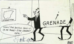 ► Coupure De Presse  Quotidien Le Figaro Jacques Faisant 1983  Marchais  Afghanistan Grenade - 1950 à Nos Jours