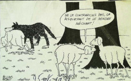 ► Coupure De Presse  Quotidien Le Figaro Jacques Faisant 1983  Loup Moutons Ne Pas Le Contrarier - Desde 1950