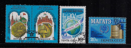 RUSSIA 1987 SCOTT #5577,5578,5579,5584   USED - Used Stamps