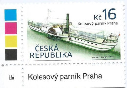 ** 919 Czech Republic  Praha Paddle Steamer 2017 - Ungebraucht