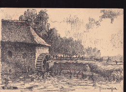 Retie - (watermolen) - Jaak Van Wijck - Postkaart - Retie