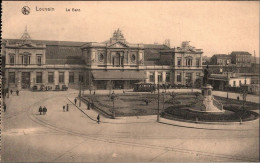 ! Cpa Leuven, Louvain, La Gare, Bahnhof, Ed. Nels - Leuven