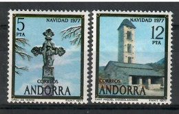 Andorra, Spanish Administration 1977 Mi 109-110 MNH  (ZE1 ANS109-110) - Otros
