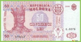 Voyo MOLDOVA 50 Lei 2008 P14e B112e E.0078 UNC - Moldawien (Moldau)