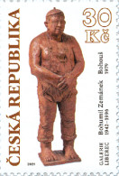 ** 1112 Czech Republic B. Zemanek, Sculptor 2021 - Unused Stamps