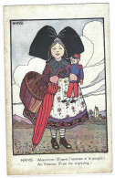 Illustrateur HANSI - ALSACIENNE (d'après L'Estampe Et La Poupée) - ENFANT - POUPÉE - DOLL - Ed. N°30 P.J. Gallais, Paris - Hansi