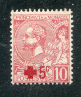 "MONACO" 1914, Mi. 26 "Rotes Kreuz" ** (B1045) - Neufs