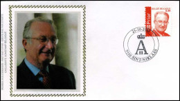 3208 - FDC Zijde - Koning Albert II #1  - 2001-2010