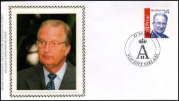 3209 - FDC Zijde - Koning Albert II #1  - 2001-2010