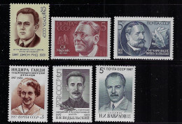 RUSSIA 1987 SCOTT #5611-5616  MNH - Neufs