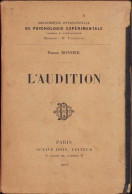 L’audition Par Pierre Bonnier, 1901 C856 - Libri Vecchi E Da Collezione