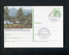 "BUNDESREPUBLIK DEUTSCHLAND" 1980, Bildpostkarte Mit Bildgleichem Stempel Ex "WIESSEE" (B1049) - Postales Ilustrados - Usados
