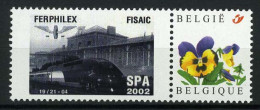 België 3180 - Duostamp - Ferphilex - 2002 - Nuevos