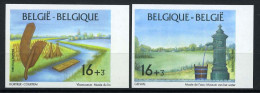 België 2582/83 ON - Museums - Kortrijk - Genval  - 1981-2000