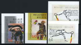 België 3052/55 ON - Sport - Wereldkampioenschappen - Wielrennen - Tennis - 2001-…