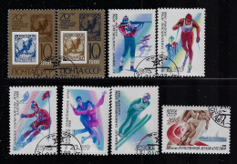 RUSSIA 1988 SCOTT #5625-5631,5650  USED - Oblitérés