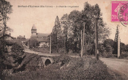 St Paul D'eyjeaux * Un Coin Du Village Et Le Pont De L'anguienne - Autres & Non Classés
