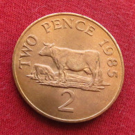 Guernsey 2 Pence 1985 FAO F.a.o.  UNC ºº - Guernesey