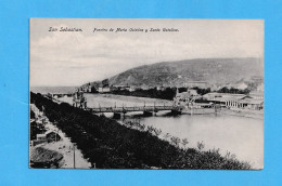 599 SPAIN ESPAÑA SAN SEBASTIAN PUENTES DE MARIA CRISTINA Y SANTA CATALINA POSTAL    POSTCARD - Collections & Lots