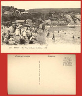 ** LA  PLAGE  à  L' HEURE  Des  BAINS  +  AUTRE  1955 ** - Yport