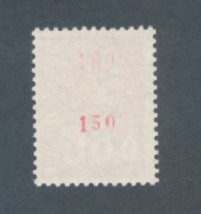 FRANCE - N° 1816c) NEUF** SANS CHARNIERE AVEC VARIETE DOUBLE NUMERO ROUGE AU VERSO - 1974 BECQUET - Unused Stamps