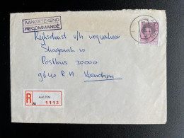 NETHERLANDS 1982 REGISTERED LETTER AALTEN TO VEENDAM 30-08-1982 NEDERLAND AANGETEKEND - Storia Postale