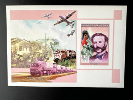 Comores Comoros Komoren 1999 YT 1119 ND Bloc De Luxe Henri Henry Dunant Croix Rouge Red Cross Avion Airplane Train Truck - Isole Comore (1975-...)