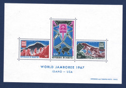 DAHOMEY BLOC N°    9 ** MNH Neuf Sans Charnière, TB (CLR237) Jamboree D' Idaho - 1967 - Benin - Dahomey (1960-...)