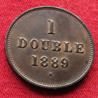 Guernsey 1 Double 1889 W ºº - Guernsey
