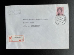 NETHERLANDS 1986 REGISTERED LETTER AARLE RIXTEL TO LEIDERDORP 11-03-1986 NEDERLAND AANGETEKEND - Brieven En Documenten