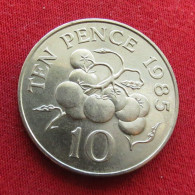 Guernsey 10 Pence 1985 FAO F.a.o. UNC  ºº - Guernesey