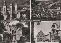 6570 - Bad Mergentheim - Hoch- U. Deutschmeisterschloss, Kurhaus, Marktplatz Mit Rathaus - 1955 - Bad Mergentheim