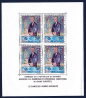 DAHOMEY BLOC N°    8 ** MNH Neuf Sans Charnière, TB (CLR240) Chancelier Konrad Adenauer - 1967 - Benin – Dahomey (1960-...)