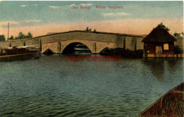 CPA POTTER HEIGHAM - ENGLAND - THE BRIDGE - Andere & Zonder Classificatie