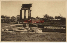 CPA AGRIGENTO - TEMPIO DEL DIOSCURI ED ARE ARCAICHE - Agrigento