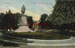 CPA HAARLEM - MONUMENT FRANS HAIS FLORA PARK - Haarlem